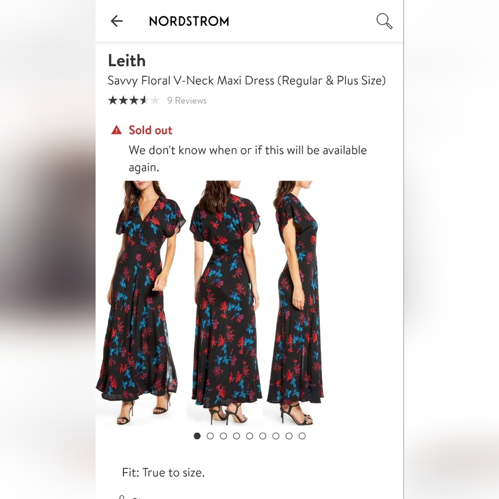 Leith V-Neck Maxi Dress